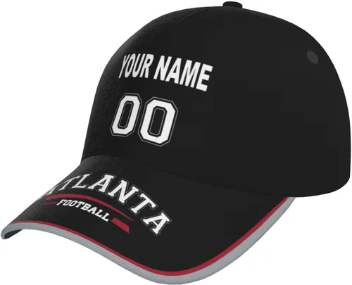 Vista 14 de Cap Custom Football Hats with Any Name and Number Personalized Gifts for Men Women Football Sports Fans