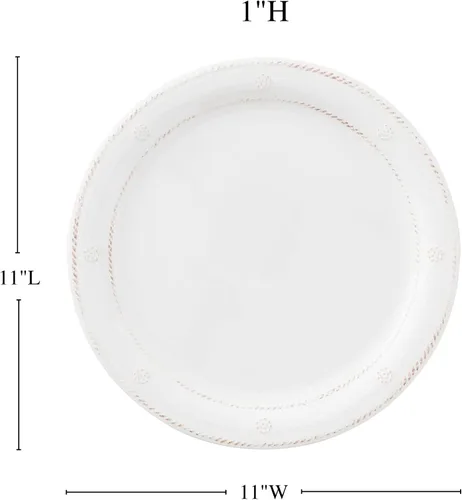 Vista 4 de Juliska Plato de cena de melamina Berry & Thread - Whitewash