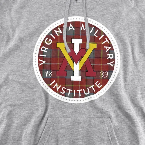 Vista 3 de LOGOVISION Virginia Military Institute - Sudadera con capucha unisex para adultos