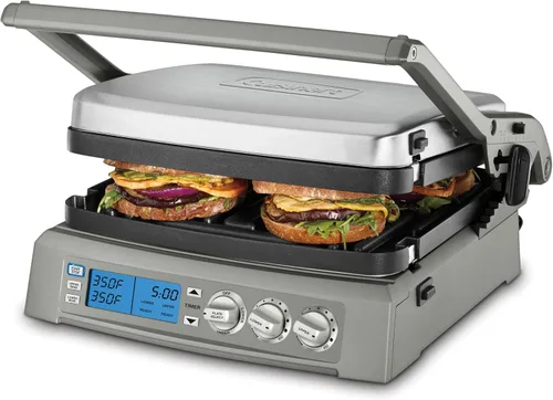 Vista 7 de CuisinartGriddler, Elite, Plata, GR-300WSP1