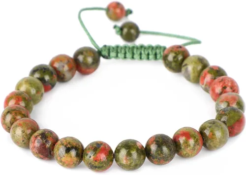Vista 104 de AD Beads Pulseras de piedras preciosas unisex de 0.315 pulgadas (0.315 in), macramé curativo ajustable de 7 a 9 pulgadas Usa esta pulsera