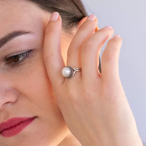 Vista 17 de 925 Sterling Silver Gemstone Rings for Women - Anniversary Rings for Women - Sterling Silver Rings for Women - Dainty Sterling Silver Rings