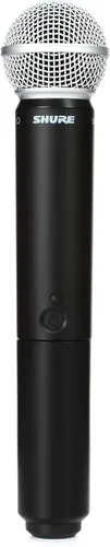 Vista 10 de Sistema de micrófono inalámbrico Shure BLX24/SM58 - Vida de batería de 14 horas, rango de 300 pies, UHF Incluye micrófono vocal de mano SM58