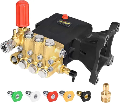 Vista 10 de TOOLCY Bomba de lavado a presión 1" eje 3600-4000 PSI 4 GPM