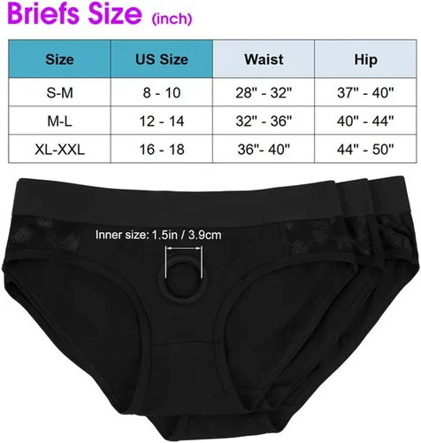 Vista 3 de ORGART Ropa interior con correa sin tirantes para mujeres, parejas, arnés con correa en las bragas