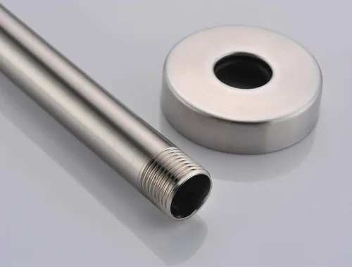 Vista 3 de Purelux Brazo de ducha de repuesto de 16 pulgadas de acero inoxidable estándar Níquel cepillado
