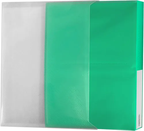 Vista 4 de Pioneer Photo Albums CF-2 - Álbum de fotos de 72 bolsillos con cubierta de polietileno, color verde