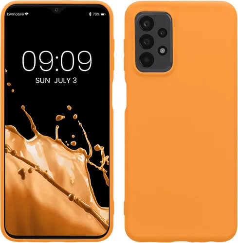 Vista 20 de kwmobile Funda compatible con Samsung Galaxy A12 - Funda protectora de silicona TPU suave y delgada - Azul Báltico