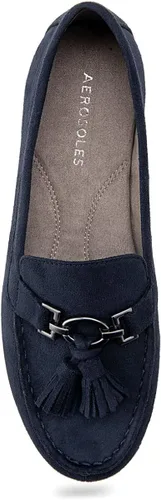 Vista 4 de Aerosoles Mocasines casuales para mujer, marino