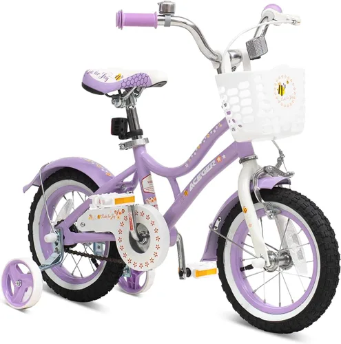 Vista 8 de ACEGER Kids Bike for 2-14 Years Old, 12 14 16 18 Inch Girls Bike with Removable Training Wheels, 20 Inch Kid's Bicycle with Kickstand only