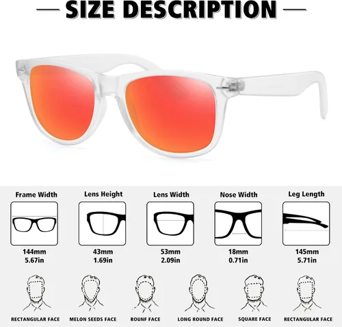 Vista 4 de MEETSUN Polarized Sunglasses for Men Women Classic Retro Driving Sun Glasses 100% UV Protection