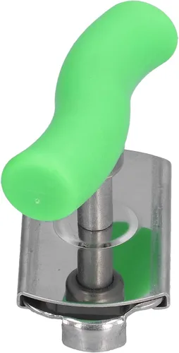 Vista 9 de Abrelatas de acero inoxidable, abridor de botellas manual portátil, abridor de latas de alta resistencia con mango ergonómico para cocina, Verde