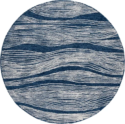 Vista 8 de SAFAVIEH Metro Collection - Alfombra decorativa de 2 x 3 pies, azul y marfil, diseño transicional, ideal para áreas de alto tráfico en pasillo, baño