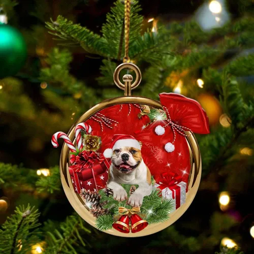 Vista 9 de Nazenti Adorno personalizado de bola de Navidad de pastor australiano – Adorno de perro personalizado para amantes de las mascotas, colgante