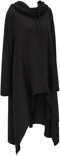 Vista 6 de Xuan2Xuan3 sudadera holgada, con bolsillos canguro, abrigo de vestir para mujer.