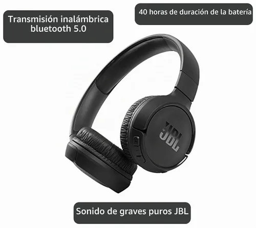 Vista 3 de JBL Tune 510BT: Auriculares inalámbricos con sonido Purebass - Negro