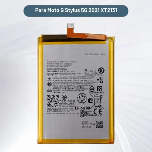 Vista 2 de Batería de repuesto MD50 compatible con Moto G Stylus 5G 2021 XT2131 con kit de herramientas de reparación