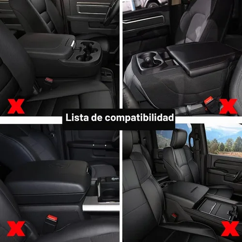 Vista 4 de GIANT PANDA Funda de consola central de ajuste personalizado para Dodge RAM 1500 2500 3500 2002 2003 2004 2005 2006 2007 2008 2009 2010 2011 2012