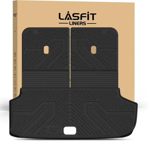 Vista 16 de LASFIT Alfombrillas para automóvil, para todo tipo de clima, elastómero termoplástico personalizable, accesorios para piso y carga de maletero