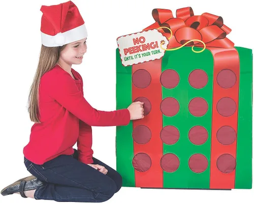 Vista 2 de Fun Express Entretenimiento interactivo de juegos de Navidad: transforma cualquier reunión navideña con este emocionante tablero de premios que crea