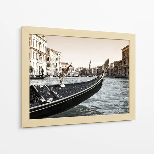 Vista 6 de Canvas Lab Venice 1 by Ariadne Contreras 15 x 11 in Fine Art Framed Print, Frame Color: Black, With Mat