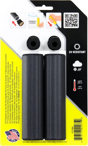 Vista 2 de ESI Grips Puños de silicona para bicicleta de montaña - Fatty's empuñaduras y accesorios para bicicleta
