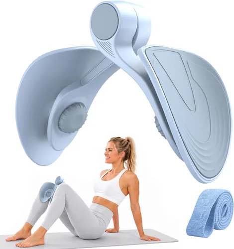 Vista 15 de Pelvic Floor Exercise Devices 35lb Resistance Kegel Thigh Trainer with Band 35 lb Verde Oscuro