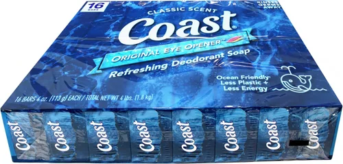 Vista 3 de Coast Aroma clásico original de 4 onzas, 16 barras