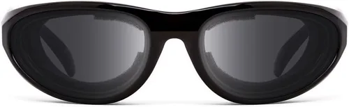 Vista 3 de 7eye by Panoptx Diablo Gafas de sol con bloqueo de viento - Negro brillante, lentes grises polarizadas