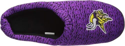 Vista 64 de FOCO NFL - Pantuflas para hombre con suela Cupsole tejidas en poliéster