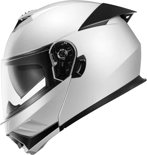 Vista 7 de KYPARA Casco modular de doble visera abatible de cara completa para motocicleta con certificación DOT de impresionismo