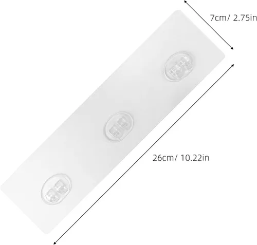 Vista 2 de 4pcs PE Adhesive Hooks for Shower Basket Corner Caddy