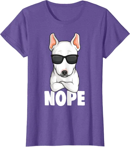 Vista 21 de Camiseta de perro Bull Terrier para niños y mujeres, Negro