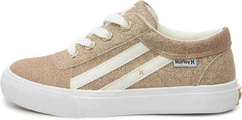 Vista 2 de Hurley Boardy - Tenis de patineta con cordones tenis bajos con cordones zapatos de patinadora a la moda para niños y niñas patines ligeros