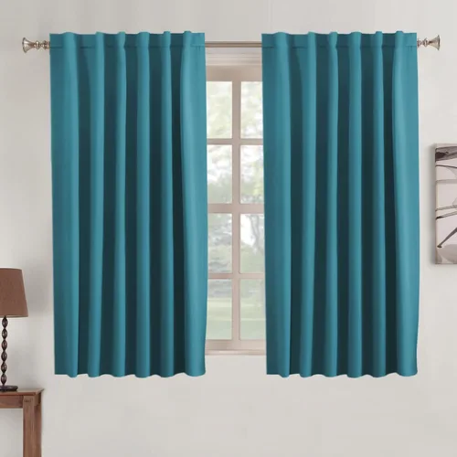 Vista 46 de Turquoize Cortinas Opacas con Aislamiento Térmico Paneles de Tratamiento de Ventanas con Bolsillo para Barra Paneles de Ventana para Ventanas
