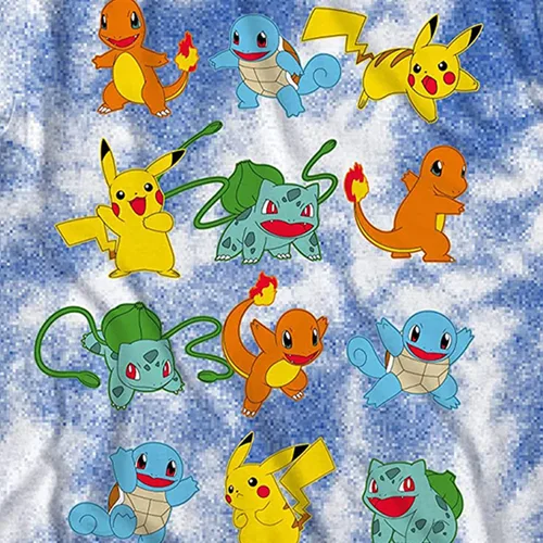 Vista 2 de Pokemon Camiseta de juego Pikachu para niños - Gotta Catch Em All - Camiseta oficial de teñido anudado