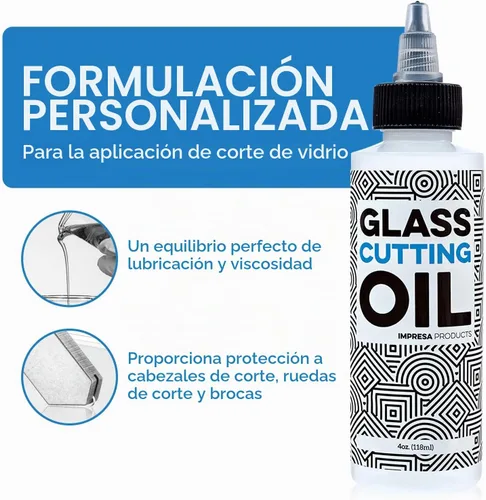 Vista 2 de IMPRESA Aceite de corte de vidrio, parte superior giratoria de precisión para una vida útil prolongada de la herramienta y cortes limpios, fluido