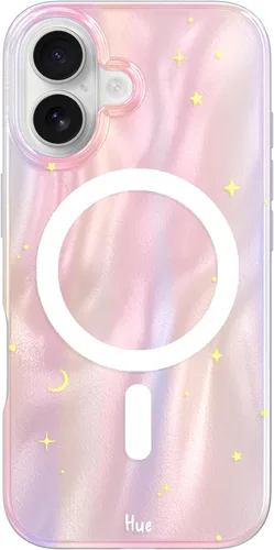 Vista 102 de LONLI Hue - para iPhone 15 Pro Max [Compatible con Magsafe] - Funda de teléfono floral dorada - [Amortiguador de 360°] - Funda de teléfono linda