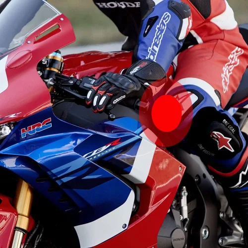 Vista 4 de Motocicleta para CBR1000RR-R Fireblade SP lateral tanque de combustible protector pegatinas rodilla agarre tracción pad CBR1000RRR Fireblade SP 2020