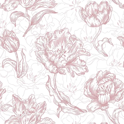Vista 8 de Timeet Papel tapiz vintage para despegar y pegar, papel tapiz floral bohemio, papel de contacto de mariposa, papel de pared autoadhesivo extraíble