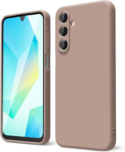 Vista 273 de oakxco Funda para teléfono Samsung Galaxy A12 con agarre de silicona líquida, linda delgada fina suave cubierta de gel de goma TPU lisa para mujeres