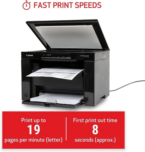 Vista 5 de Canon imageCLASS MF3010 VP - Impresora láser multifunción monocromática con cable con escáner, copiadora, cable USB incluido, rendimiento de tóner