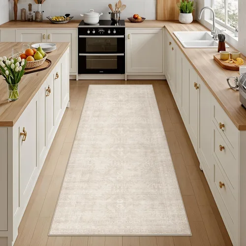 Vista 55 de Alfombras de área 8x10 Sala de estar: Dormitorio Alfombra Lavable Beige