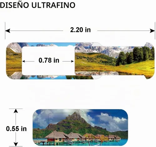 Vista 8 de Funda protectora para cámara de laptop, computadora de escritorio, PC, MacBook Pro, MacBook Air, iPad, iMac, tableta, protección de la privacidad