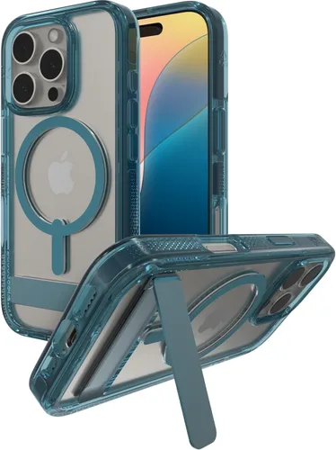 Vista 15 de ZAGG Gear4 Santa Cruz Snap Case para Apple iPhone 14, protección contra caídas D30 de hasta 13 pies (4 m), compatible con carga inalámbrica, parte