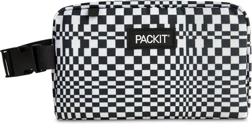 Vista 33 de PackIt Caja de aperitivos congelable, color negro, fabricada con tecnología EcoFreeze, plegable, reutilizable, cierre de cremallera con asa
