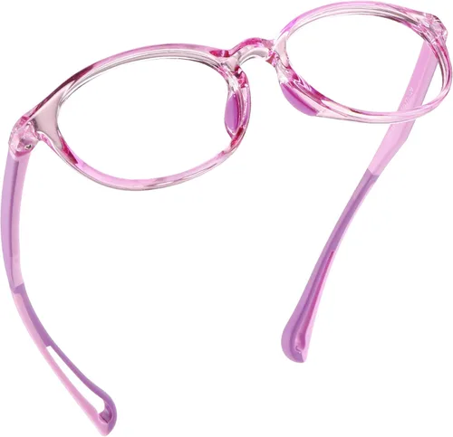 Vista 8 de LifeArt Lentes de bloqueo de luz azul para niños, filtran el 85% de la luz azul dañina, antifatiga ocular y borrosa, anteojos para computadora