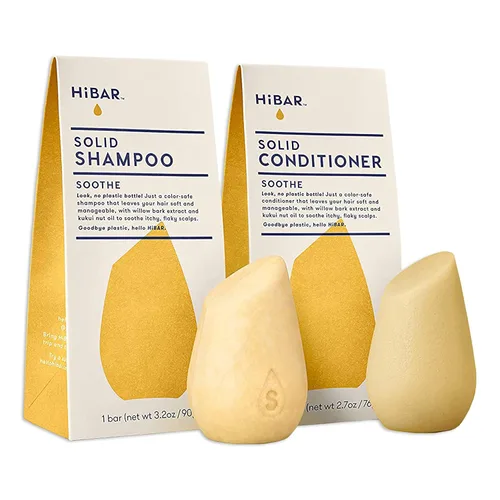 Vista 3 de HiBAR - Set de champú y acondicionador para rizos - Para cabello rizado - Define, limpia y nutre - Babasú, manteca de pracaxi y complejo para rizos