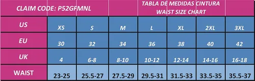 Vista 6 de Faja Reductora Mujer ideal elevación y acento de la zona de glúteos corsé Colom