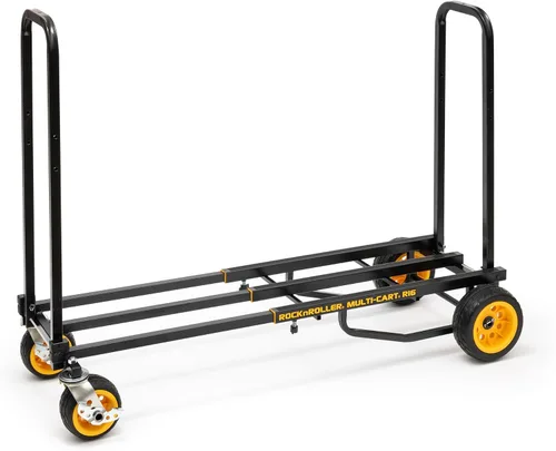 Vista 4 de Rock-N-Roller RMH1 Mini-Handtruck con capacidad de carga de 200 libras, color negro
